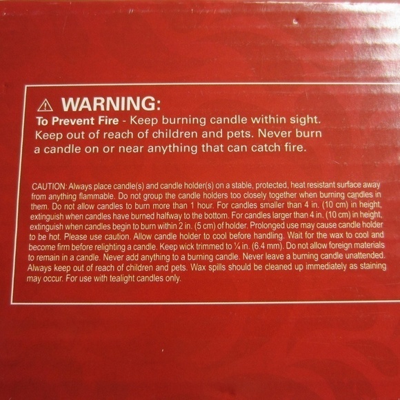 Mikasa Celebrations Candle Holders Set of Three Votives , NWT - Picture 6 of 8